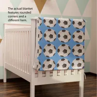 American Soccer or Association Football Ball Swaddle Blanket