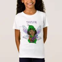 Beautiful Personalized Ethnic Fairy   T-Shirt