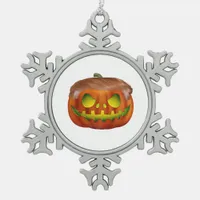 Trumpkin – Make Halloween Great Again Snowflake Pewter Christmas Ornament