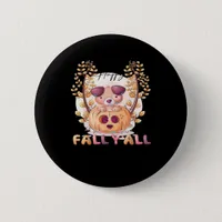 It’s Fall Y’all Pumpkin Autumn Halloween Cat Fall  Button