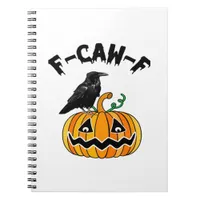 Funny Gothic Crow Humor F-Caw-F Essential Notebook