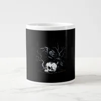 Crow, F-Caw-F Funny Bird Moon Gothic Adult Humor Giant Coffee Mug