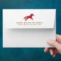 Rodeo Horse Birthday Invitation Envelope – Western