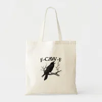 F-Caw-F Classic Vintage Graphic Tote Bag