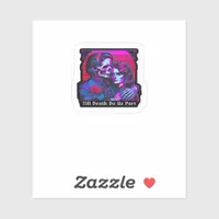 Till Death Do Us Part Classic – Grim Reaper Romanc Sticker