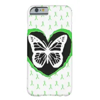 Lyme Disease Butterfly and Awareness  Ribbons Barely There iPhone 6 Case