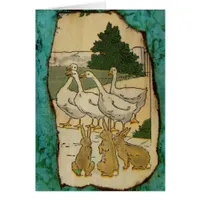 Geese and Rabbits Cards