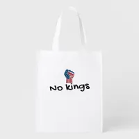 No Kings In America Classic Minimal Clean Grocery Bag