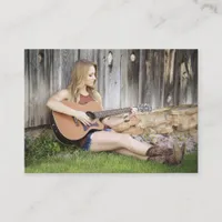 Guitar or Music Lesson Business Card