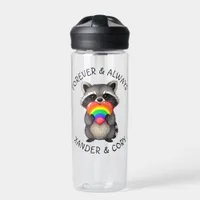 Forever & Always Personalized  | LGBTQ Raccoon Water Bottle