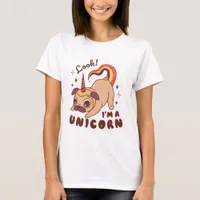 Unicorn Pug Dog T-Shirt