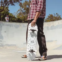 Customizable Minimalist Geometric Shapes Skateboard