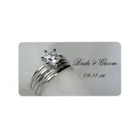 Wedding Rings Favor Tag