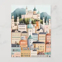 Salzburg Austria Postcard