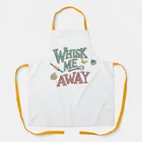 whisk me away cupcake cooks funny gift apron