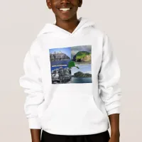 Rock Landscapes of Alaska Collage Hoodie