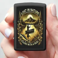 Tranquil Reflections at Dawn Zippo Lighter