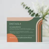 Details cards wedding Arch Boho Abstract