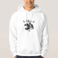 Gothic Funny F Caw F Crow Aesthetic Casual Look Hoodie