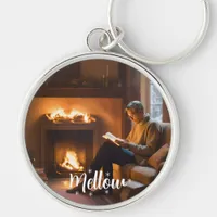 Personalized Christmas Dad Gift Keychain