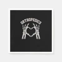Orthopedics Skeleton Hand Heart Ortho Nurse Rn Cre Napkins
