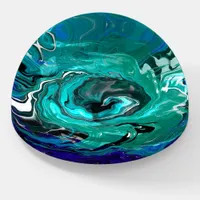 Blue Eternity | Abstract Art Paperweight