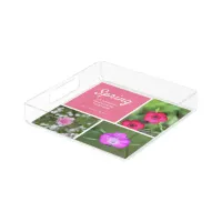 Spring - It's amazing when we're together! Acrylic Tray