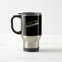 Retro Tis The Season Christmas Travel Mug