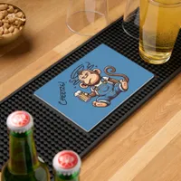 Cheers with the Chill Monkey – Funny Bar Mat