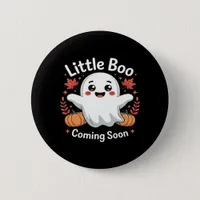 Cute Halloween Pregnancy Announcement Button