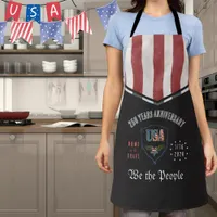 US 250 We the People Patriotic Anniversary BBQ Apron