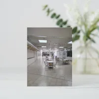 Liminal Space Nearly Abandoned Mall Foodcourt Postcard