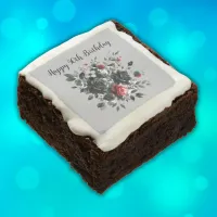 Happy 50th Birthday Red and Black Roses | Brownie