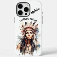 Tribal Native Indian Artistic Flair iPhone 16 Pro Max Case