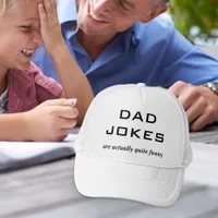 Dad Jokes Funny Humor Humorous Caption Fathers Day Trucker Hat