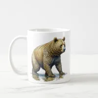 Bear and Coffee Pun Coffee Mug