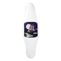 Illuminated Ship on the Ocean under the Moon Ceramic Cabinet Pull