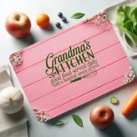 Grandmas Kitchen Good Food Served Daily with Love Cutting Board