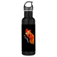 F-Caw-F Chicken Essential Minimal Clean Stainless Steel Water Bottle