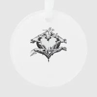 Protecting A Heart Skeleton Hand Heart Classic Ornament