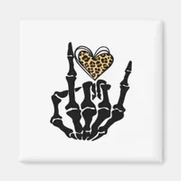 Skeleton Heart Hands Classic Magnet