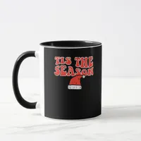 Tis Season Skeleton Pumpkin Halloween Mug