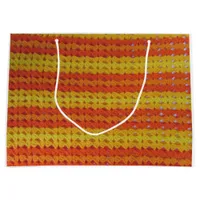 Gift Bag - Yellow and Orange crochet pattern (Lrg)