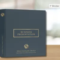 Custom Logo Professional Presentation Binder