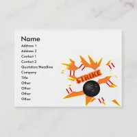 business card - sports