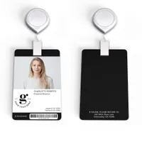 Black & White Photo ID Badge