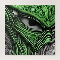 Creepy Abstract Alien Jigsaw Puzzle