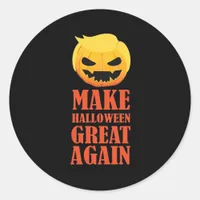 Trumpkin Make Halloween Great Again – MAGA Pumpkin Classic Round Sticker