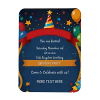 Happy Birthday Invite  Magnet