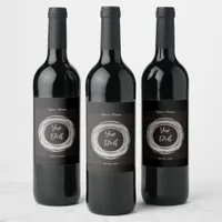 Custom Personalized Abstract Wine Label